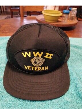 Youngan Hat Co. WWII VETERAN MILITARY CAP, USED